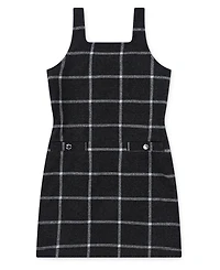 abercrombie kids Girls Plaid Pinafore Dress