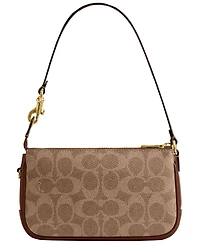 Coach Plaza Mini Signature Canvas Shoulder Bag 18