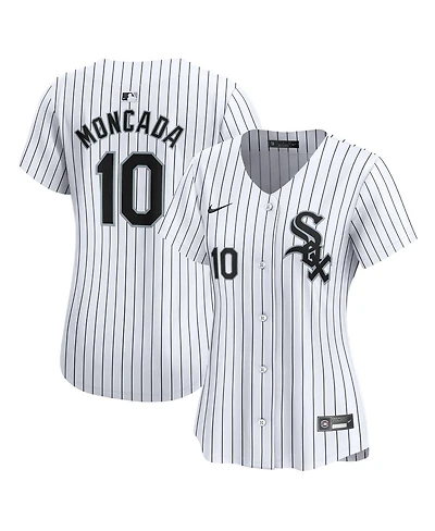 Nike Women's Yoan Moncada White Chicago Sox Home Limited Player Jersey