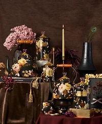 Mackenzie Childs Wild Rose Brown Collection