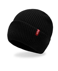 Levi's Men's 2-Piece Waffle Knit Beanie and Scarf Gift Set