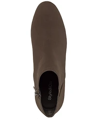 Style & Co Women's Poppyy Wedge Heel Booties, Macy's Exclusive