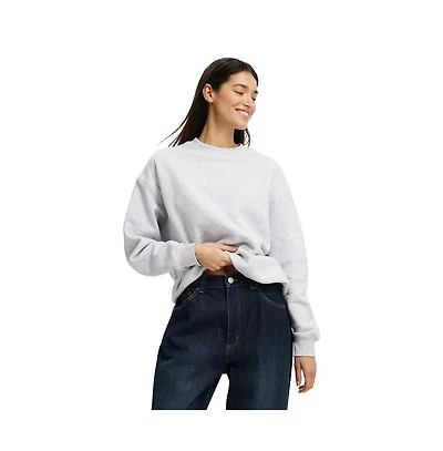 Cotton On Women's Oversized Fleece Sweatshirt
