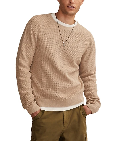 Lucky Brand Men's Waffle Crewneck Sweater
