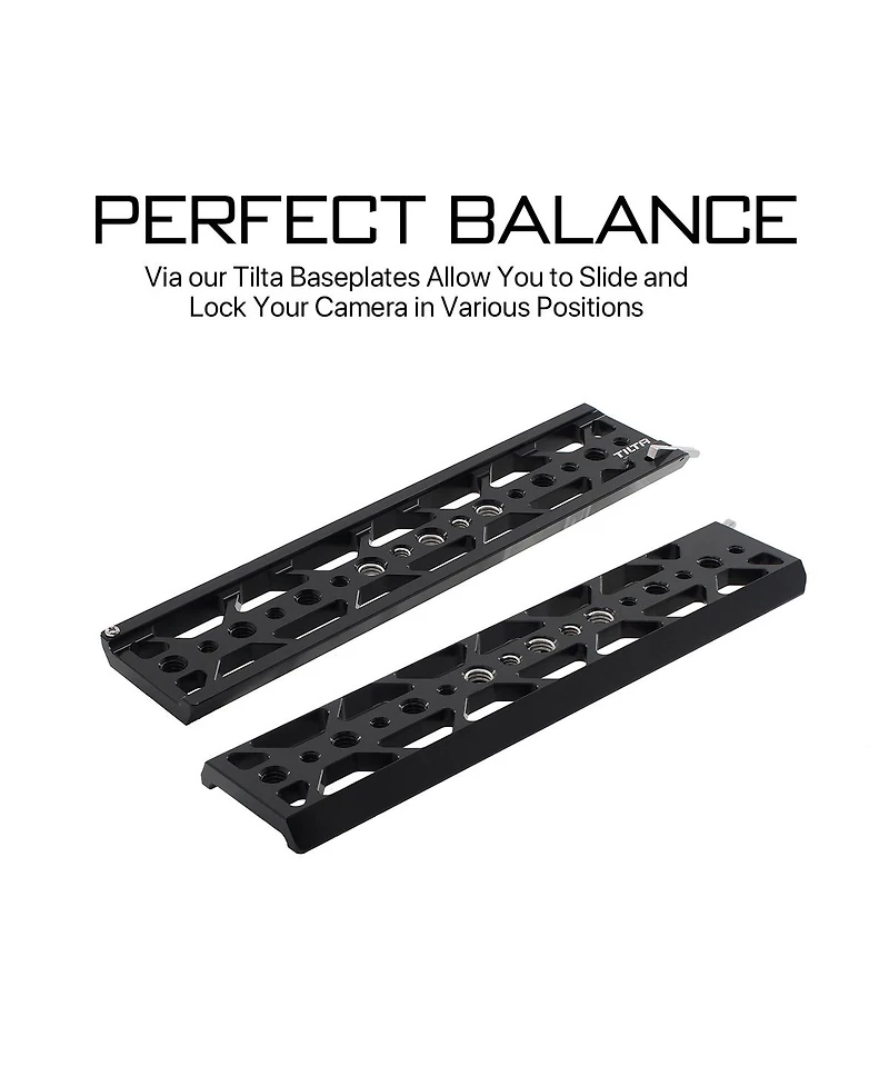 Tilta 10" Standard Lightweight Dovetail Plate, Black