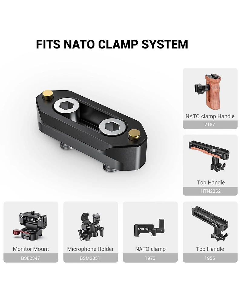 SmallRig Quick Release Safety Rail, 4cm