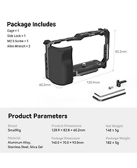 SmallRig Full Camera Cage with Grip for Sony Zv-E10
