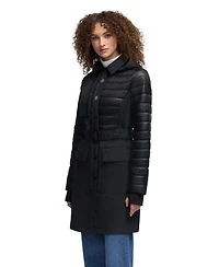 Pajar Women's Opal Trench Coat with Quilted Accent