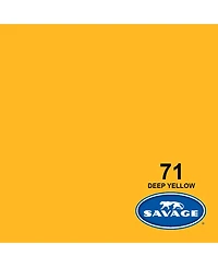 Savage Widetone Seamless Background Paper, 107" wide x 150' Deep Yellow, #71