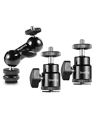 SmallRig 1/4" Camera Hot Shoe Mount with Additional 1/4" Screw, 2-Pack