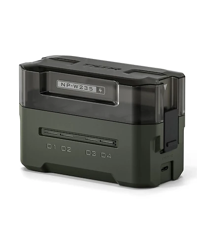Tilta 4-Channel Portable Charging Station for Np-W235 Battery, Green
