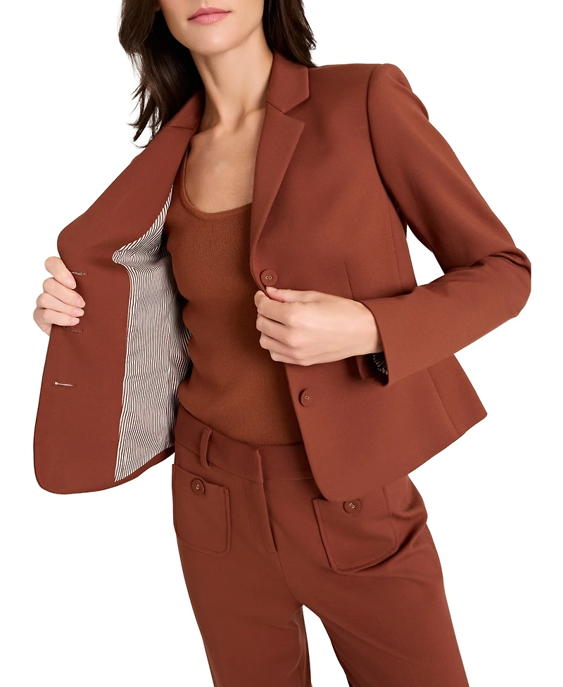 Tahari Asl Women's and Petite Notch Collar Short Jacket, Regular &