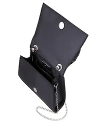 Nina Crystal Magnetic Snap Satchel Bag