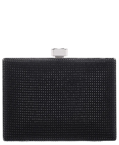 Nina Crystal Minaudiere Lift Lock Clutch