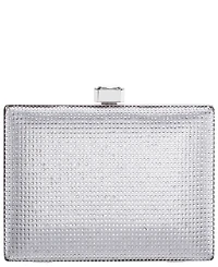 Nina Crystal Minaudiere Lift Lock Clutch