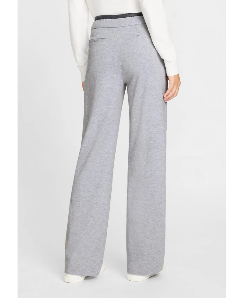 Olsen Women's Anna Fit Wide Leg Trousers