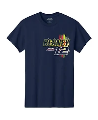 Team Penske Men's Navy Ryan Blaney Menards Car T-Shirt