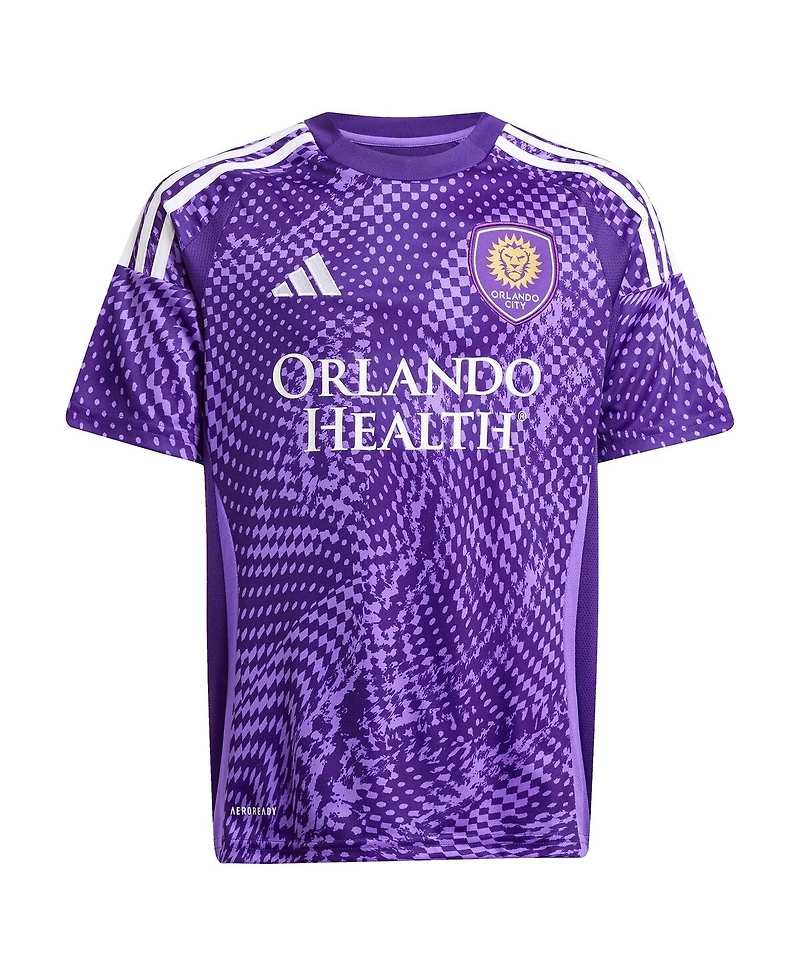 Adidas Big Boys and Girls Martin Ojeda Purple Orlando City Sc 2025 Perfect Storm Replica Player Jersey