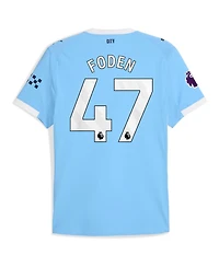 Puma Men's Phil Foden Sky Blue Manchester City 2025/26 Home Authentic Player Jersey