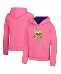 Outerstuff Big Boys and Girls Girl's Pink Minnesota Vikings Prime Hoodie