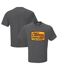 Team Penske Men's Heather Charcoal Joey Logano T-Shirt