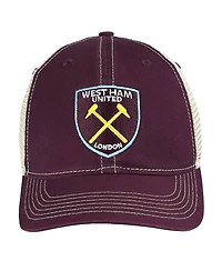 1863FC Men's Claret West Ham United Trucker Adjustable Hat