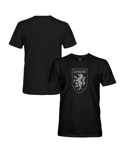 1863FC Men's Black Lexington Legends Badge Short Sleeve T-Shirt