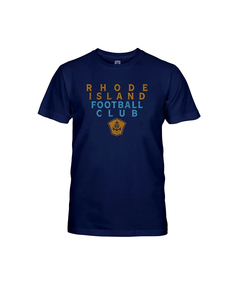 1863FC Big Boys and Girls Navy Rhode Island Fc Short Sleeve T-Shirt
