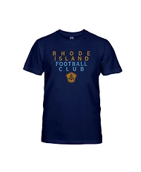 1863FC Big Boys and Girls Navy Rhode Island Fc Short Sleeve T-Shirt