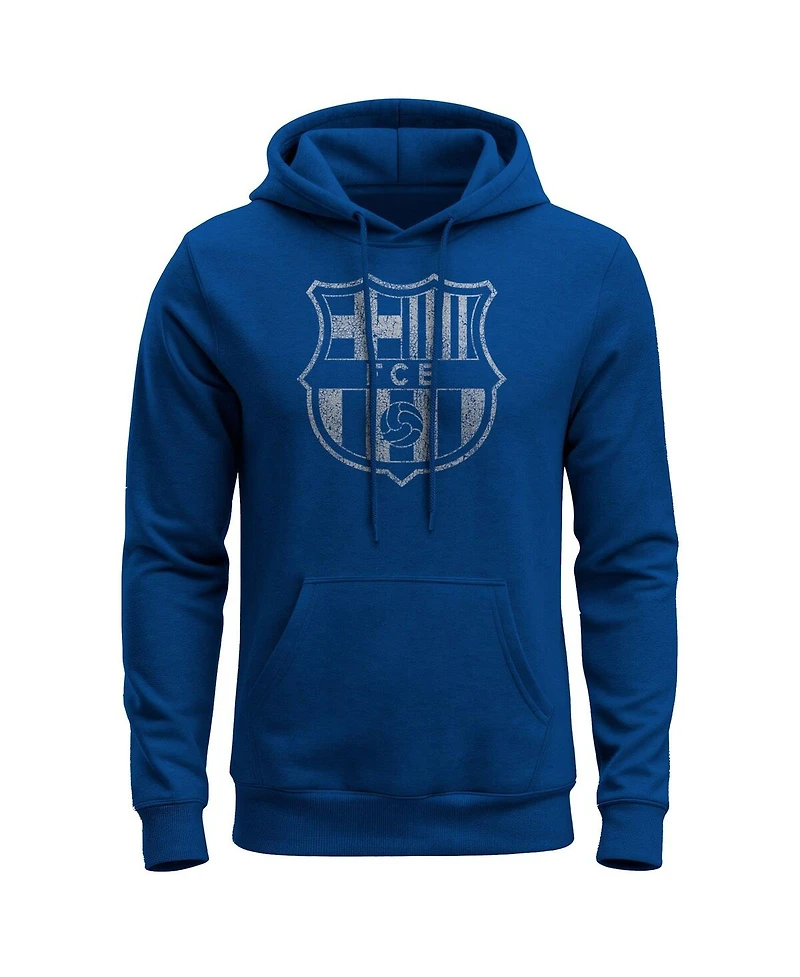 1863FC Men's Lamine Yamal Blue Barcelona Player Fleece Pullover Hoodie