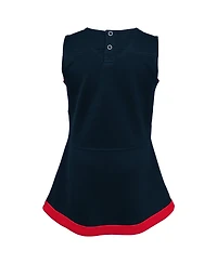 Outerstuff Girls Baby Boys and Navy Houston Texans Cheer Captain Jumper Dress