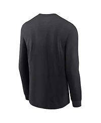 Nike Men's Black Rutgers Scarlet Knights Legend Dri-fit Long Sleeve T-Shirt
