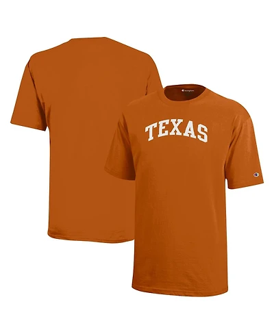 Champion Big Boys and Girls Texas Orange Longhorns Team Arch T-Shirt
