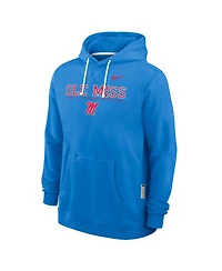 Nike Men's Powder Blue Ole Miss Rebels 2025 Sideline Standard Issue Dri-fit Hoodie