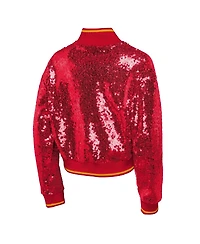 Outerstuff Big Boys and Girls Red Kansas City Chiefs Glam Squad Sequin Jacket