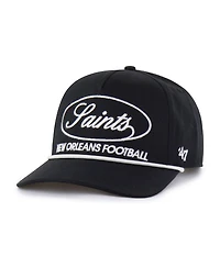 '47 Brand Men's Black New Orleans Saints Foundational Hitch Adjustable Hat