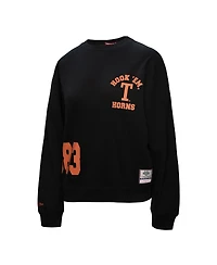 Mitchell & Ness Women's Black Texas Longhorns Multi-Hit Sweatshirt