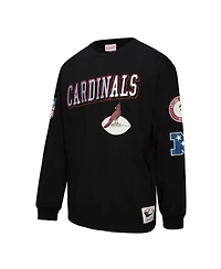 Mitchell & Ness Men's Black Arizona Cardinals Training Camp Logos Long Sleeve T-Shirt