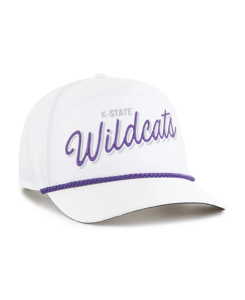 '47 Brand Men's White Kansas State Wildcats Fairway Hitch Adjustable Hat