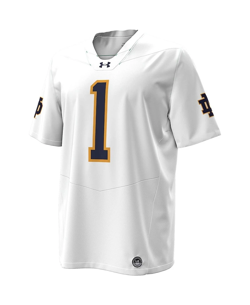 Under Armour Men's White Notre Dame Fighting Irish Premier Football Jersey