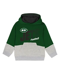 Outerstuff Toddler 2-Piece Green New York Jets Lineman Fleece Hoodie and Pants Set