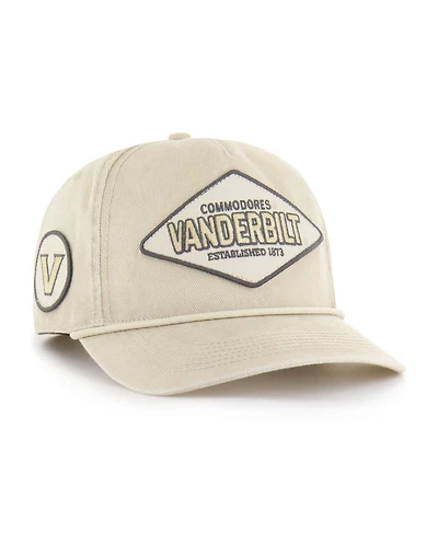 '47 Brand Men's and Women's Cream Vanderbilt Commodores Outdoorsmen Cairn Hitch Adjustable Hat