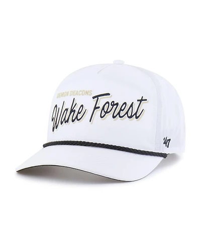 '47 Brand Men's White Wake Forest Demon Deacons Fairway Hitch Adjustable Hat