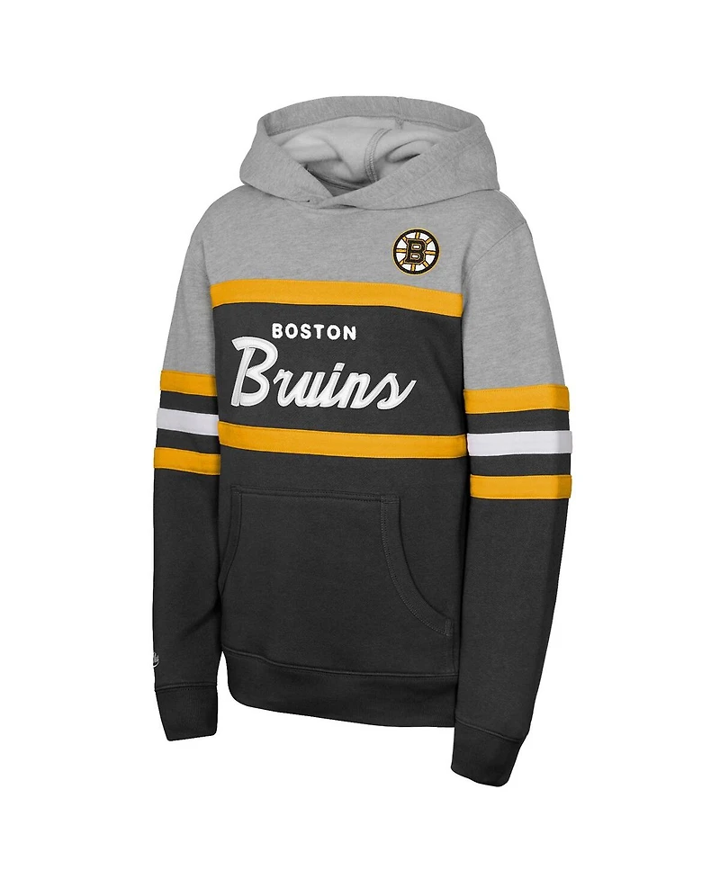 Mitchell & Ness Toddler Black Boston Bruins Head Coach Hoodie