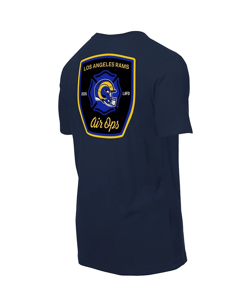 New Era Men's Navy Los Angeles Rams x Lafd Air Ops T-Shirt