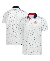 Puma x Volition Men's White Tour Ship Dancing Star Mattr Polo Shirt