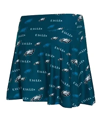 Concepts Sport Women's Midnight Green Philadelphia Eagles Mosaic Allover Print Skort
