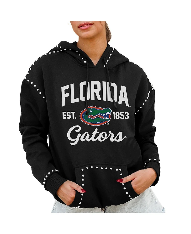Gameday Couture Women's Black Florida Gators Studded Pullover Hoodie