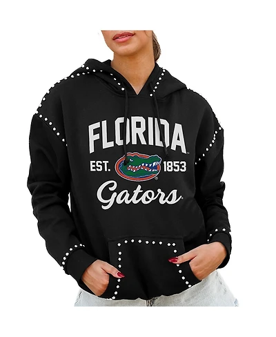 Gameday Couture Women's Black Florida Gators Studded Pullover Hoodie