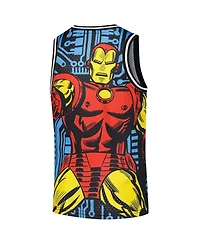 Lids Big Boys and Girls Black Iron Man Print Mesh Fashion Jersey